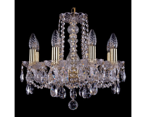 Подвесная люстра Bohemia Ivele Crystal 1402 1402/8/141/G