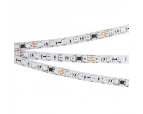 Лента светодиодная Arlight DMX-5000-5060-60 24V Cx6 RGB (12mm, 14.4W/m, IP20) 029435