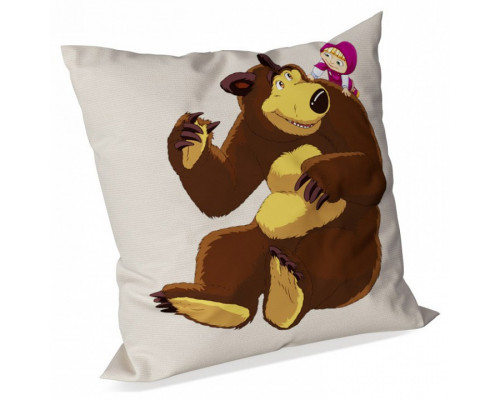 Подушка декоративная Маша и медведь