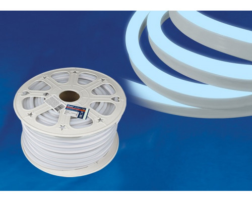 Лента светодиодная Uniel ULS-N21-2835 ULS-N21-2835-120LED/m-8mm-IP67-220V-8W/m-50M-DW бобина