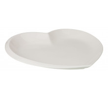 Тарелка плоская (23x22.6x3.5 см) Сердце 474-073