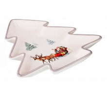 Блюдо декоративное (26.2х25.8х3.1 см) Новогодняя сказка 230-253