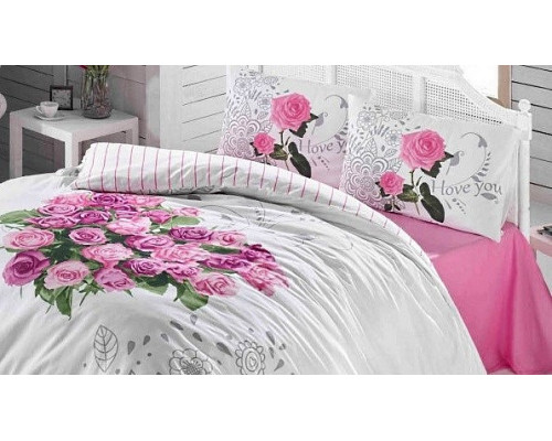 Постельное белье евростандарт Love rose
