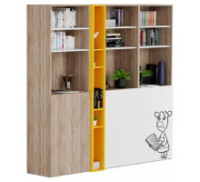 Шкаф книжный Юниор Оранжевая Корова