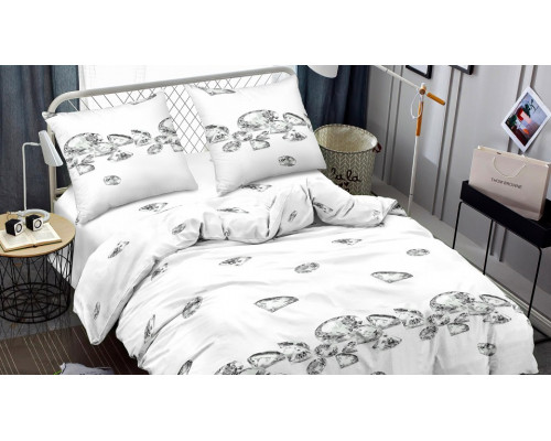 Постельное белье евростандарт Мако-сатин Adamant