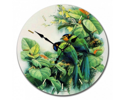 Настенные часы (33x33x4 см) Птички 01-013