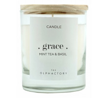 Свеча ароматическая (9.8 см) The Olphactory GRAСE Мята и базилик VV401MTTO