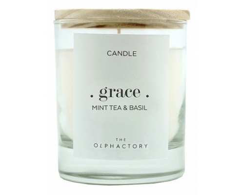 Свеча ароматическая (9.8 см) The Olphactory GRAСE Мята и базилик VV401MTTO