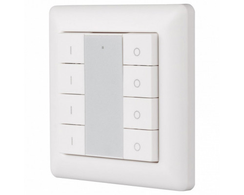 Панель-диммера клавишная накладная Arlight Knob SR-KN9550K8-UP White (KNX, DIM)