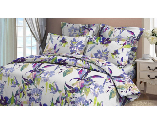 Постельное белье евростандарт Акварельная палитра