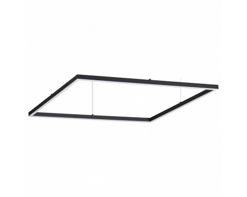 Подвесной светильник Ideal Lux Oracle ORACLE SLIM D70 SQUARE BK 3000K