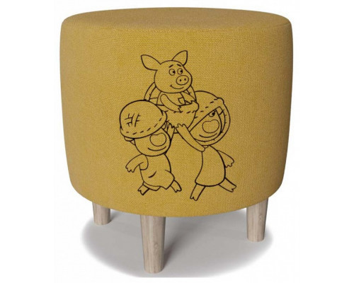 Пуф Юниор Оранжевая Корова