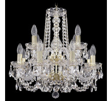 Подвесная люстра Bohemia Ivele Crystal 1402 1402/8+4/160/2d/G