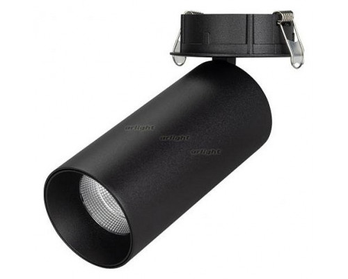 Спот Arlight SP-POLO-BUILT-R65-8W White5000 (BK-BK, 40 deg) 027258