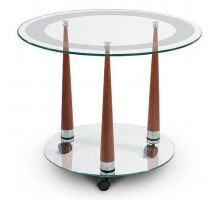 Стол журнальный Квартет 13 среднекоричневый