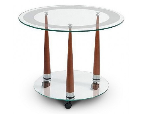 Стол журнальный Квартет 13 среднекоричневый