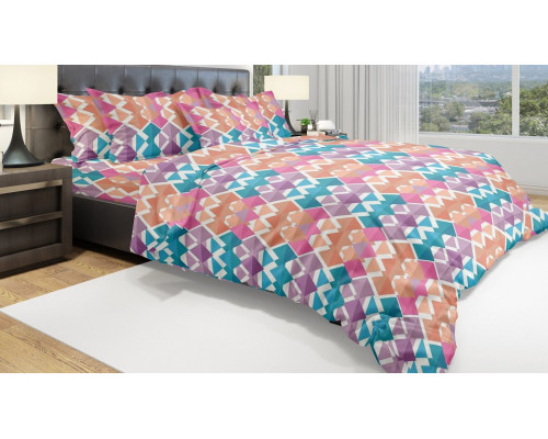 Постельное белье двуспальное Eco Сotton Caleidoscopio