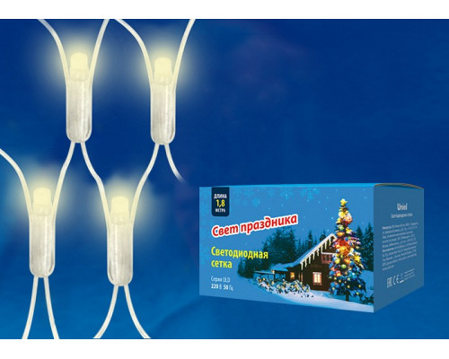 Сеть световая Uniel ULD-N1815 ULD-N1815-180/DTA WARM WHITE IP20