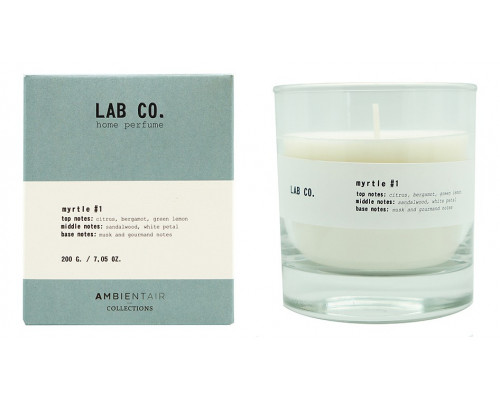 Свеча ароматическая (8.3x9.7 см) Мирт VV040SBLB