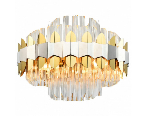 Подвесной светильник Natali Kovaltseva Skala SKALA 81435/8C BRASS SILVER