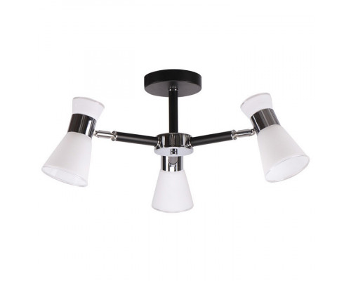 Люстра на штанге Imex MD.6559 MD.6559-3-S CH+BK