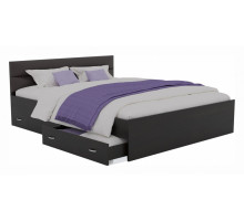 Кровать двуспальная Виктория-МБ с матрасом ГОСТ 2000x1600