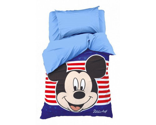 Постельное белье полутораспальное Микки Маус