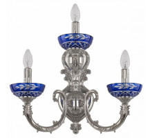 Бра Bohemia Ivele Crystal 7109 7109B16/2+1/210 Ni P Clear-Blue/H-1J