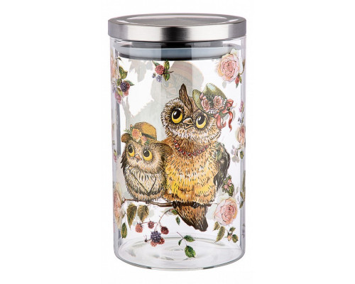 Банка для пищевых продуктов (1200 мл) Совушки 887-147