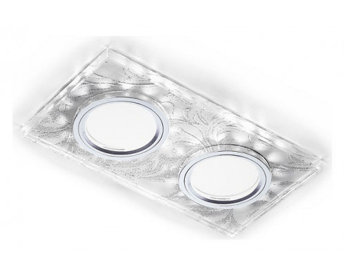 Встраиваемый светильник Ambrella Led S234 S234/2 W/CH/WH