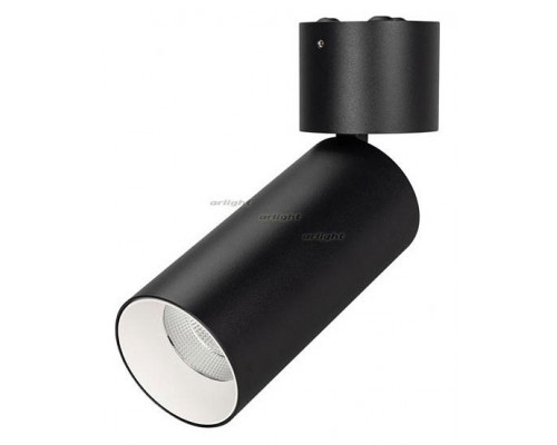 Светильник на штанге Arlight SP-POLO-SURFACE-FLAP-R65-8W Day4000 (BK-WH, 40 deg) 027525