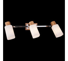 Спот Eurosvet Savier 20029/3 хром/светлое дерево