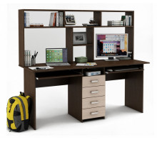 Стол компьютерный Лайт-11К СН