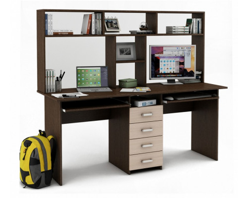 Стол компьютерный Лайт-11К СН