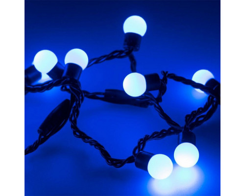 Гирлянда нить [20 м] Ball ARD-BALL-CLASSIC-D17.5-20000-BLACK-200LED BLUE (230V, 14W)