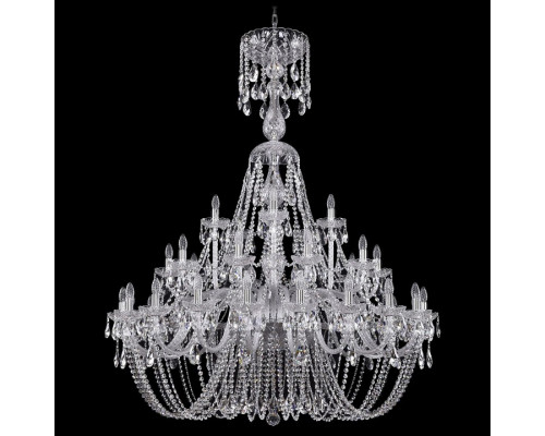 Подвесная люстра Bohemia Ivele Crystal 1406 1406/20+10+5/460/XL-165/Ni
