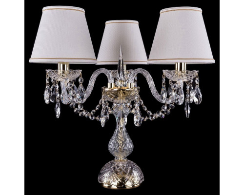 Настольная лампа декоративная Bohemia Ivele Crystal 5706 1406L/3/141-39/G/SH40A-160