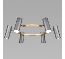 Подвесная люстра Eurosvet Spacer 90103/6 матовый серый/золото