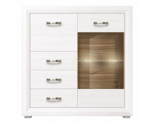 Тумба-витрина Мальта с подсветкой KOM1W1K3S