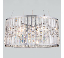 Подвесной светильник Eurosvet Lory 10116/5 хром/прозрачный хрусталь Strotskis