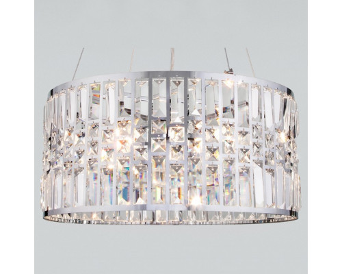 Подвесной светильник Eurosvet Lory 10116/5 хром/прозрачный хрусталь Strotskis