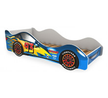 Кровать-машина Тачка синяя