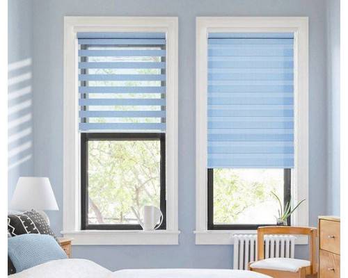 Штора рулонная (57х170 см) День-Ночь