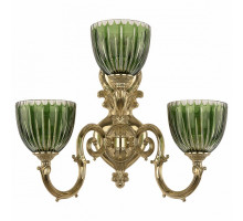 Бра Bohemia Ivele Crystal 7203 7203B16/2+1/210 G P1 U Clear-Green/H-1K