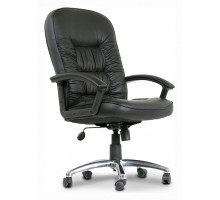 Кресло компьютерное Chairman 418 черный/хром, черный