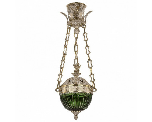 Подвесной светильник Bohemia Ivele Crystal 7100 71000P/20AZ GW Clear-Green/H-1K Y8 FA1S