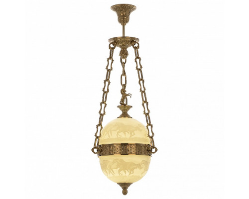 Подвесной светильник Bohemia Ivele Crystal 7100 71000P/20 G Horse FH1S