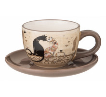 Чайная пара (220 мл) Парижские коты 358-1747