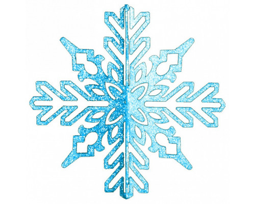 Елочная игрушка [23 см] Снежинка ажурная 3D 502-333