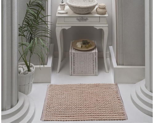 Коврик для ванной (50x80 см) Torino S.056пудра